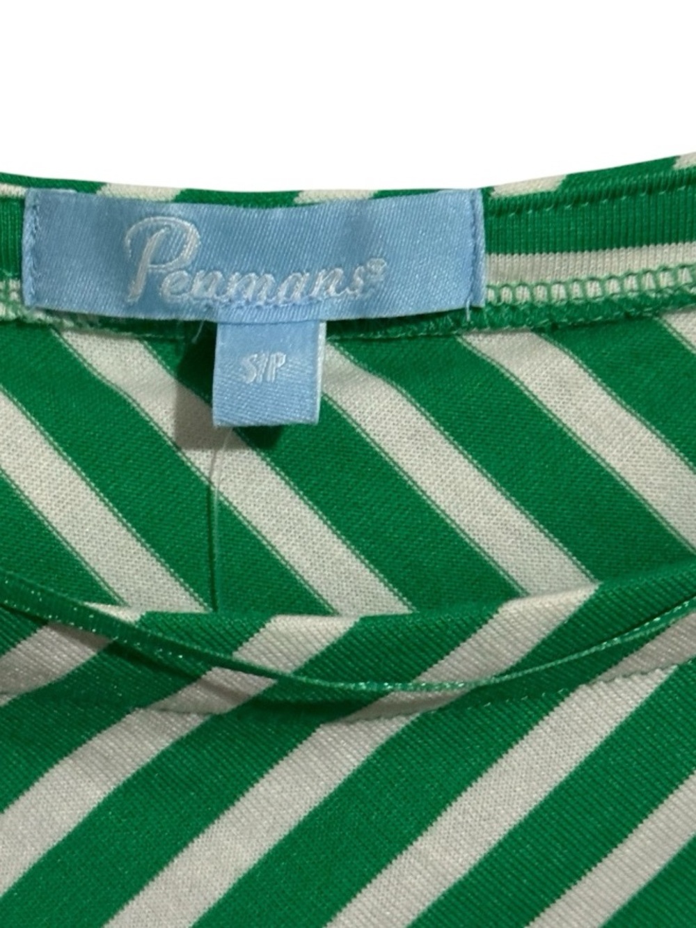 Striped Tie Waist Dress Green White Small Nautical Costal Chic Casual Mini NWT - Picture 3 of 8